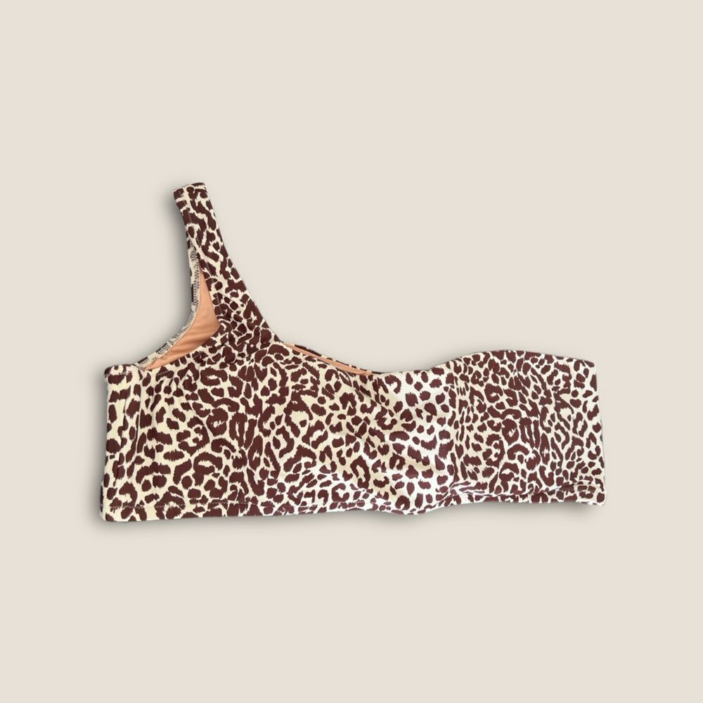 Animal print bikini top size 3X, NWT